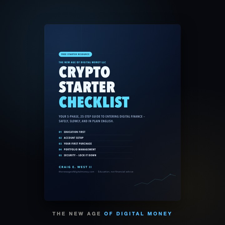Crypto Starter Checklist